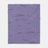 Couverture Polaire Vagues Tigre (motif stylisé) 9 (Devant)