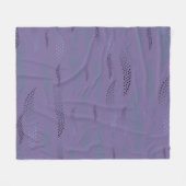 Couverture Polaire Vagues Tigre (motif stylisé) 9 (Devant (Horizontal))