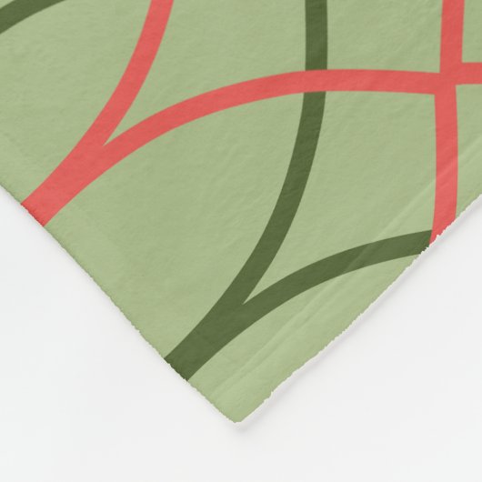 Couverture Polaire Vagues vertes (Coin)