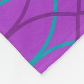Couverture Polaire Vagues violettes (Coin)