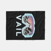 Couverture Polaire Vail Ski Snowboard Design_vail, Co Goggles Ski (Devant (Horizontal))