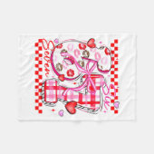 Couverture Polaire Valentine Funny Six Seven 6 7 Meme Slang Men Women (Devant (Horizontal))