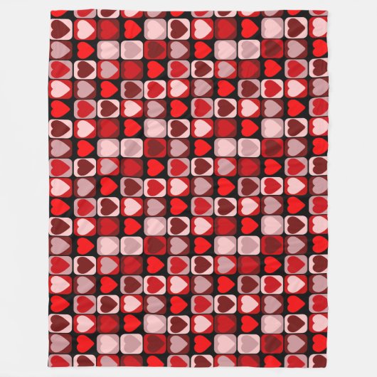 Couverture Polaire Valentine Patchwork (Devant)