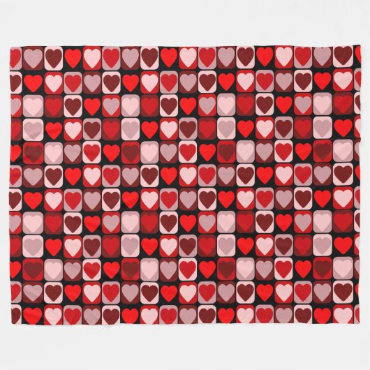 Couverture Polaire Valentine Patchwork (Devant (Horizontal))