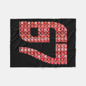 Couverture Polaire Valentine’s Day 67 Meme Filled With Hearts Funny S (Devant (Horizontal))