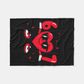 Couverture Polaire Valentine’s Day Funny 67 Meme Six Seven 6 7 Valent (Devant (Horizontal))