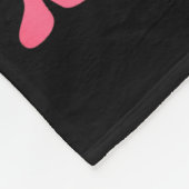 Couverture Polaire Valentine Xoxo Highland Cow Cute Coquette Bow West (Coin)