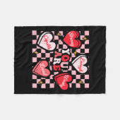 Couverture Polaire Valentine You Are Loved Worthy Enough Candy Heart  (Devant (Horizontal))