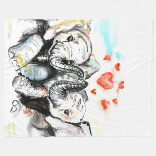 Couverture Polaire Valentines (Devant (Horizontal))