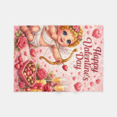 Couverture Polaire Valentines Day Fleece Blanket (Devant (Horizontal))