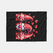 Couverture Polaire Valentines Day Gnomes Cute Red Hearts Love Gnome W (Devant (Horizontal))