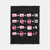 Couverture Polaire Valentines Day Order Of Operations Valentines Math (Devant)