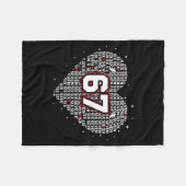 Couverture Polaire Valentines Day Six Seven 67 Meme 6 7 Heart Boys Gi (Devant (Horizontal))