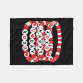 Couverture Polaire Valentines Friendship Bracelets Valentines Women K (Devant (Horizontal))