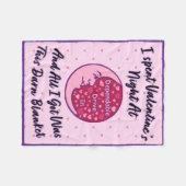 Couverture Polaire Valentine's Night 2026 "Darn" Blanket (Devant (Horizontal))