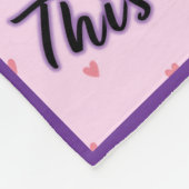 Couverture Polaire Valentine's Night 2026 "Darn" Blanket (Coin)