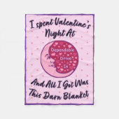 Couverture Polaire Valentine's Night 2026 "Darn" Blanket (Devant)