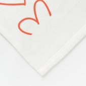 Couverture Polaire Valentines Red Nk Izable Photo  (Coin)