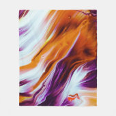 Couverture Polaire Vallée d'Orange et de Purple (Devant)