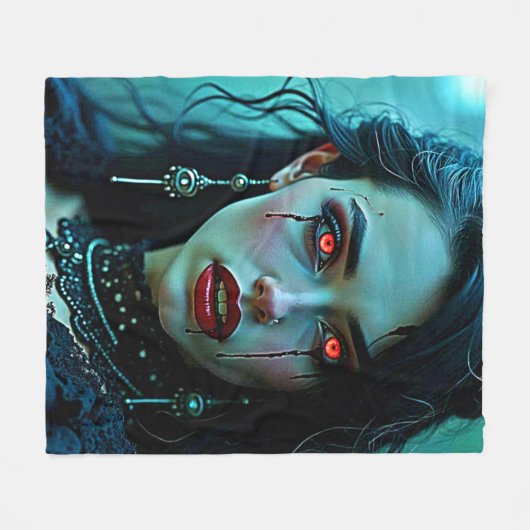 Couverture Polaire Vampire Queen: Dark Allure Art (Devant (Horizontal))