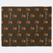 Couverture Polaire Vampire Teddy Halloween Blanket (Devant (Horizontal))
