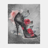 Couverture Polaire Vampy Spike Stiletto | Rouge Rose Haut-talon Grung (Devant)
