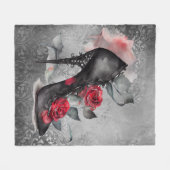 Couverture Polaire Vampy Spike Stiletto | Rouge Rose Haut-talon Grung (Devant (Horizontal))