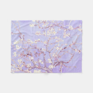 Couverture Polaire Van Gogh Almond Blossoms Lavande