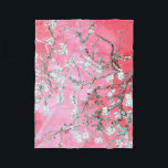 Couverture Polaire Van Gogh Almond Blossoms rose bleu<br><div class="desc">Fleurs d'amandes par Vincent Van Gogh modification de couleur copyright 2sweet4wordsDesigns/ PureVintage Love Obtenez la beauté de Van Gogh's bien-aimé Almond Blossom dans les couleurs qui correspondent à votre maison. vincent van gogh,  van gogh,  fleurs d'amandes,  fleurs,  floral,  jolie,  belle,  belle, </div>