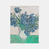 Couverture Polaire Van Gogh Iris Vase Peinture Impressionnisme (Devant)