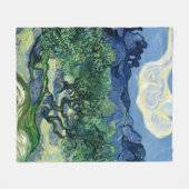 Couverture Polaire Van Gogh La peinture paysagère des oliviers (Devant (Horizontal))