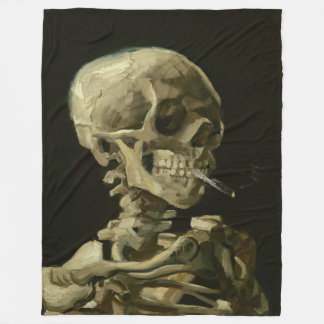 Couverture Polaire van gogh Skull