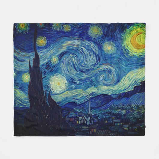 Couverture Polaire Van Gogh Starry Night Bedding Set (Devant (Horizontal))