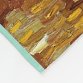 Couverture Polaire Van Gogh, Vase avec 3 tournesols (Coin)