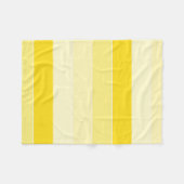 Couverture Polaire Vanille Jaune Blancs Modèle élégant (Devant (Horizontal))