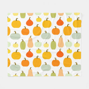 Couverture Polaire Variétés citrouilles motif