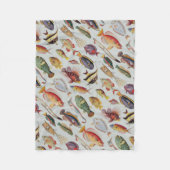 Couverture Polaire Variétés de poissons (Devant)