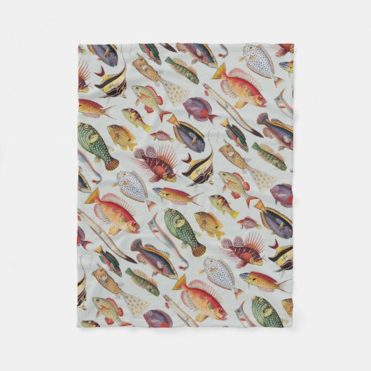 Couverture Polaire Variétés de poissons (Devant)