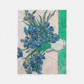 Couverture Polaire Vase aux iris, Van Gogh (Devant)