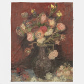 Couverture Polaire Vase avec les chinois maîtres et gladioli van Gogh (Devant)