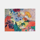 Couverture Polaire Vase avec Roses et Anémones, Van Gogh (Devant (Horizontal))