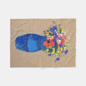 Couverture Polaire Vase de fleurs, Redon (Devant (Horizontal))