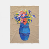 Couverture Polaire Vase de fleurs, Redon (Devant)