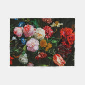 Couverture Polaire Vase de verre avec des fleurs (Devant (Horizontal))