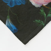 Couverture Polaire Vase de verre avec des fleurs (Coin)