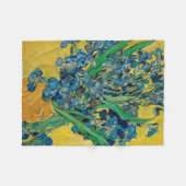 Couverture Polaire Vase Van Gogh avec Iris Classic Impressionnisme (Devant (Horizontal))
