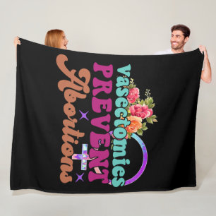 Couverture Polaire Vasectomie Empêcher les avortements Fleece Blanket