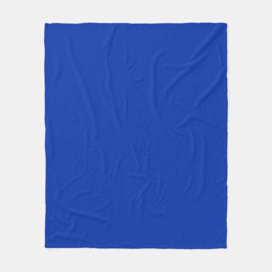 Couverture Polaire "VBRANT Blue" PERSONNALISABLE (Devant)
