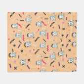 Couverture Polaire Vector de Dog Seamless (Devant (Horizontal))