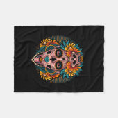 Couverture Polaire Vector muertos, photo de dia de los mue (Devant (Horizontal))